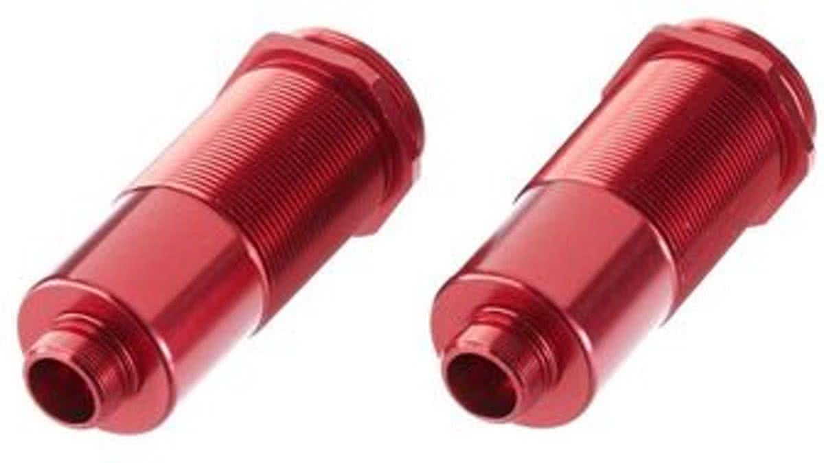 ALUMINIUM SHOCK BODY 16x51mm (Red) (2pc)