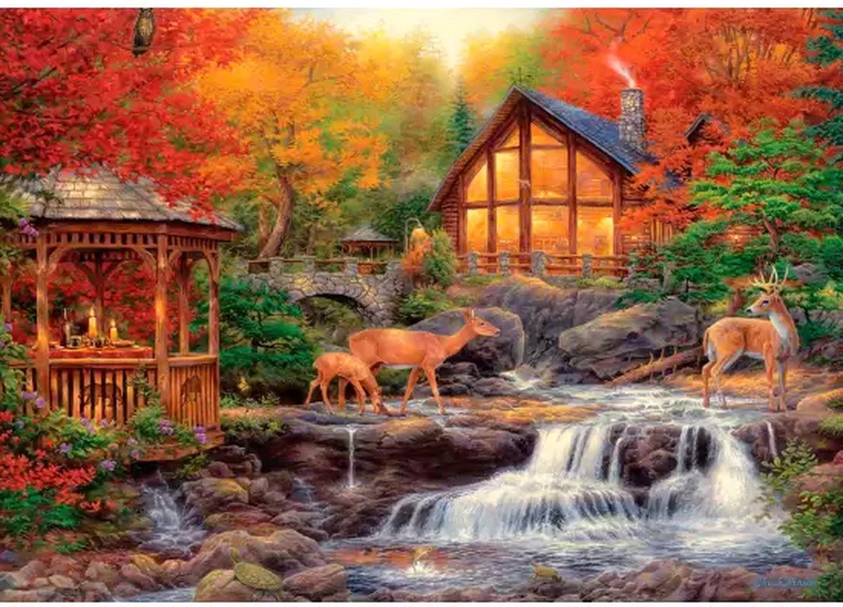 Art puzzle, legpuzzel, the colors of life, 1500 stukjes