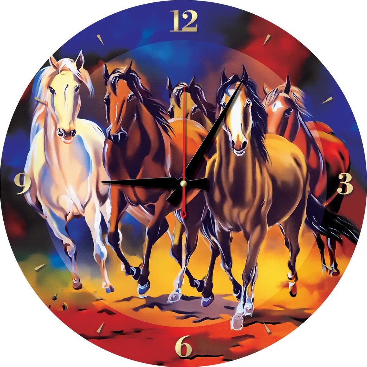 Art puzzle clock horses 570 pieces