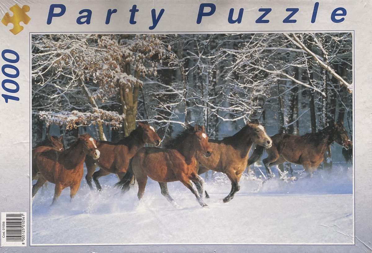 Party puzzel paarden 1000