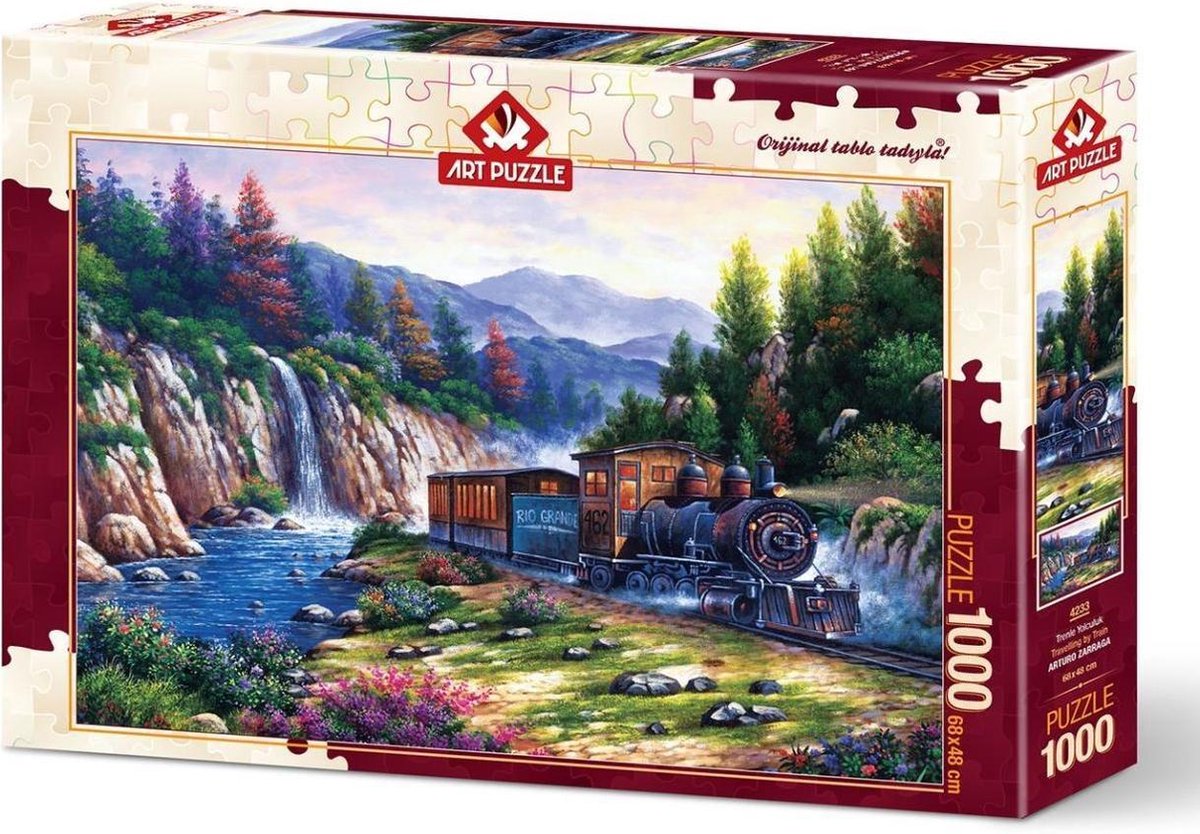 Travelling by Train Puzzel 1000 Stukjes