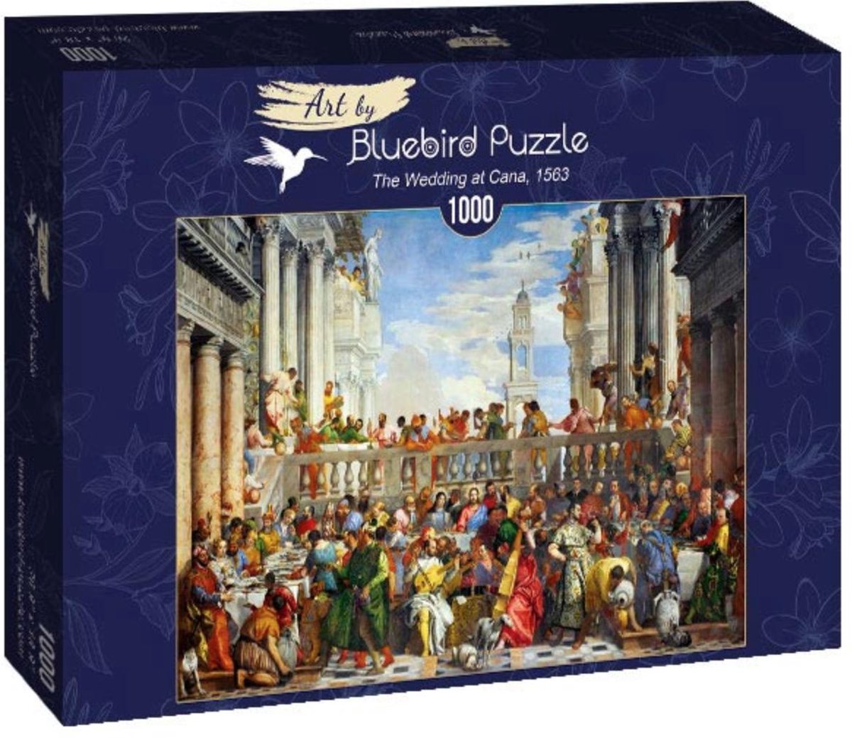 Paolo Veronese - De bruiloft te Kana, 1563 (1000 stukjes, kunst puzzel)