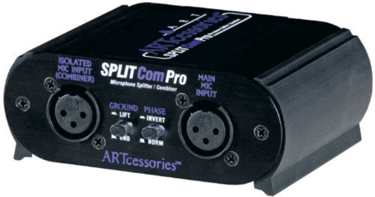 ART SplitCom Pro microfoon-Splitter/Kombinierr - Signaalsplitter