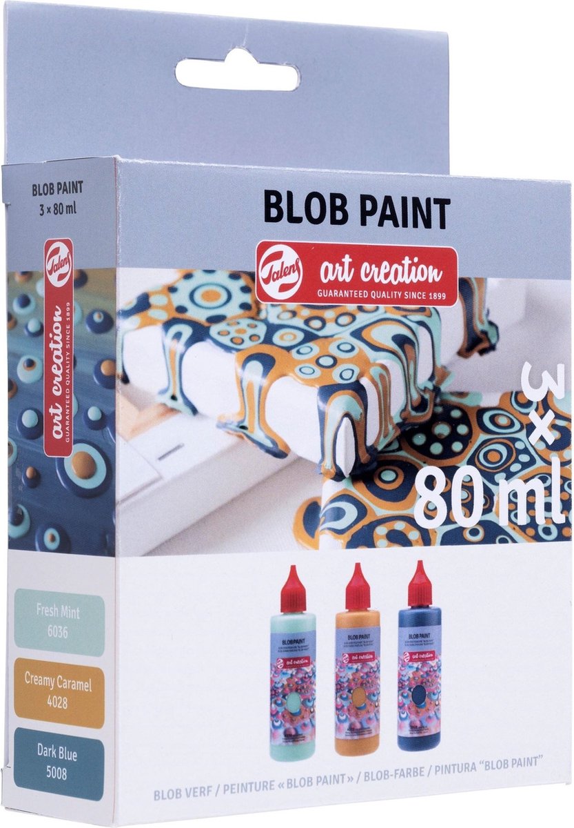 Art Creations Blob Paint 3 x 80 ml Mint