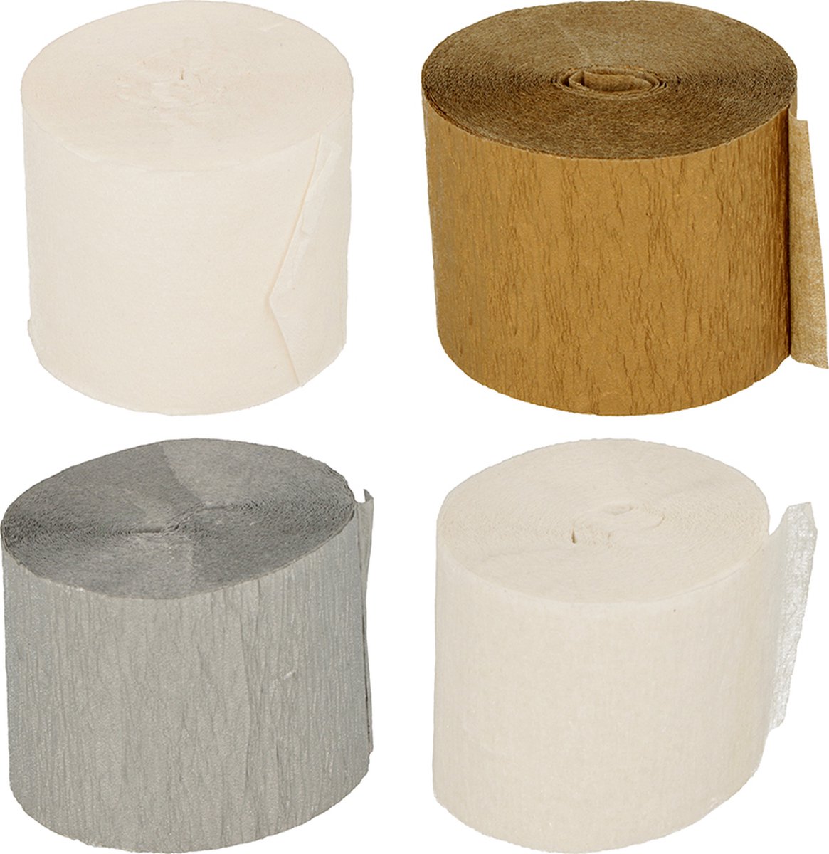 4 rollen crêpepapier 10 m - Artemio