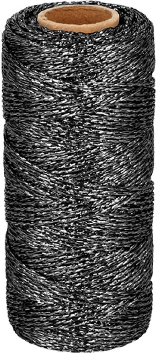 Zwart metaal  100 m x 1,5 mm -  