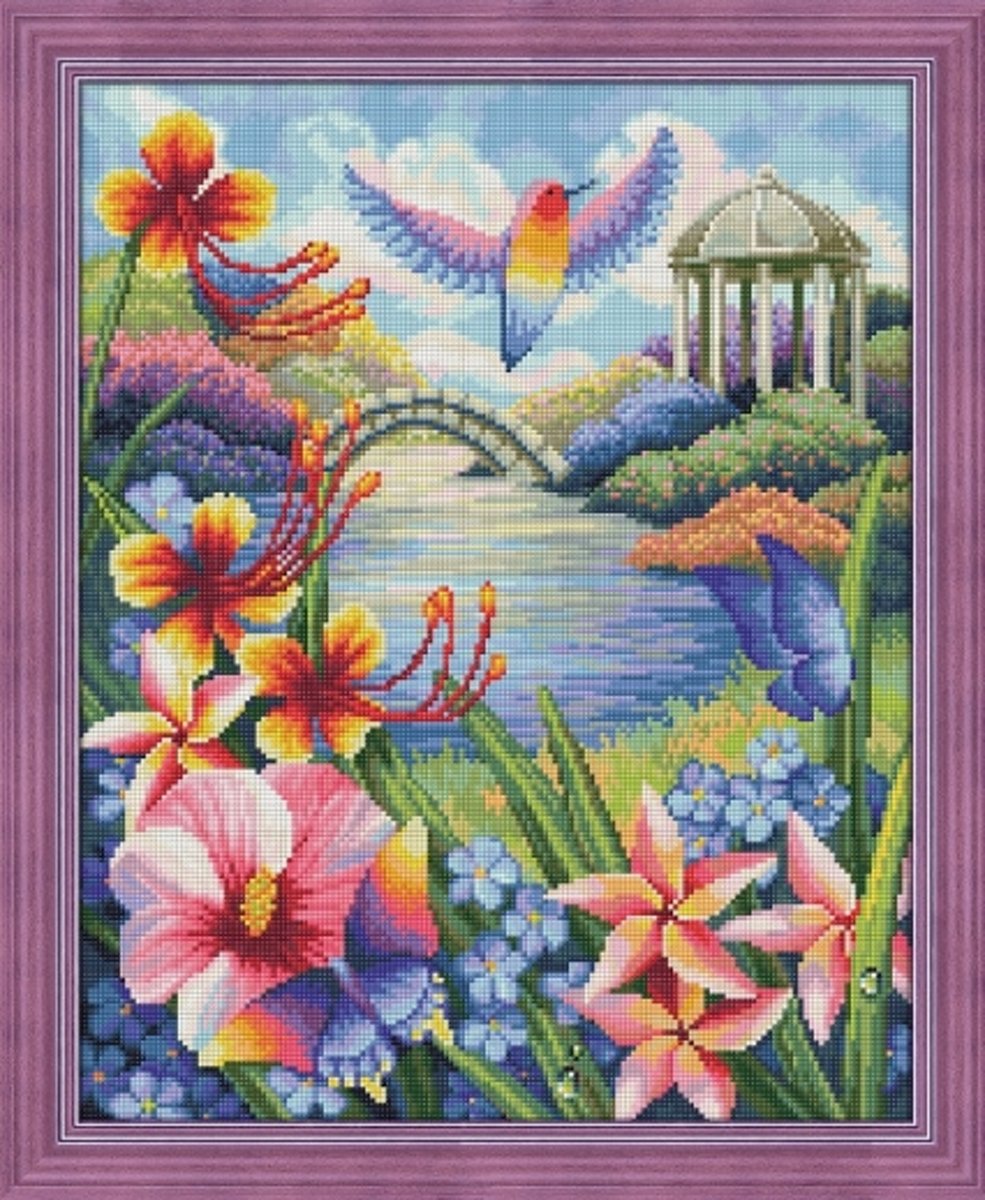 Artibalta Diamond Painting Pakket Garden in Bloom AZ-1666 40 x 50 cm