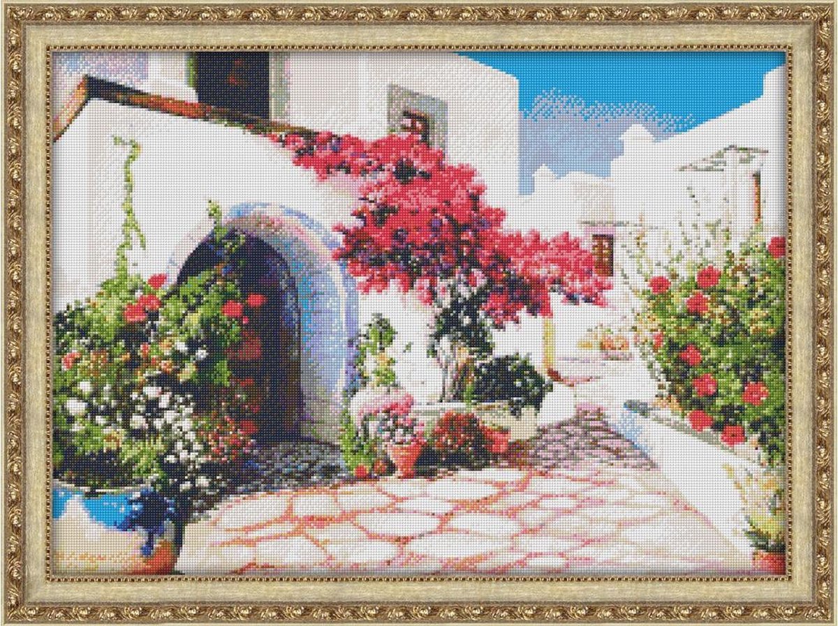 Daimond Painting kit Greek Street 70x50