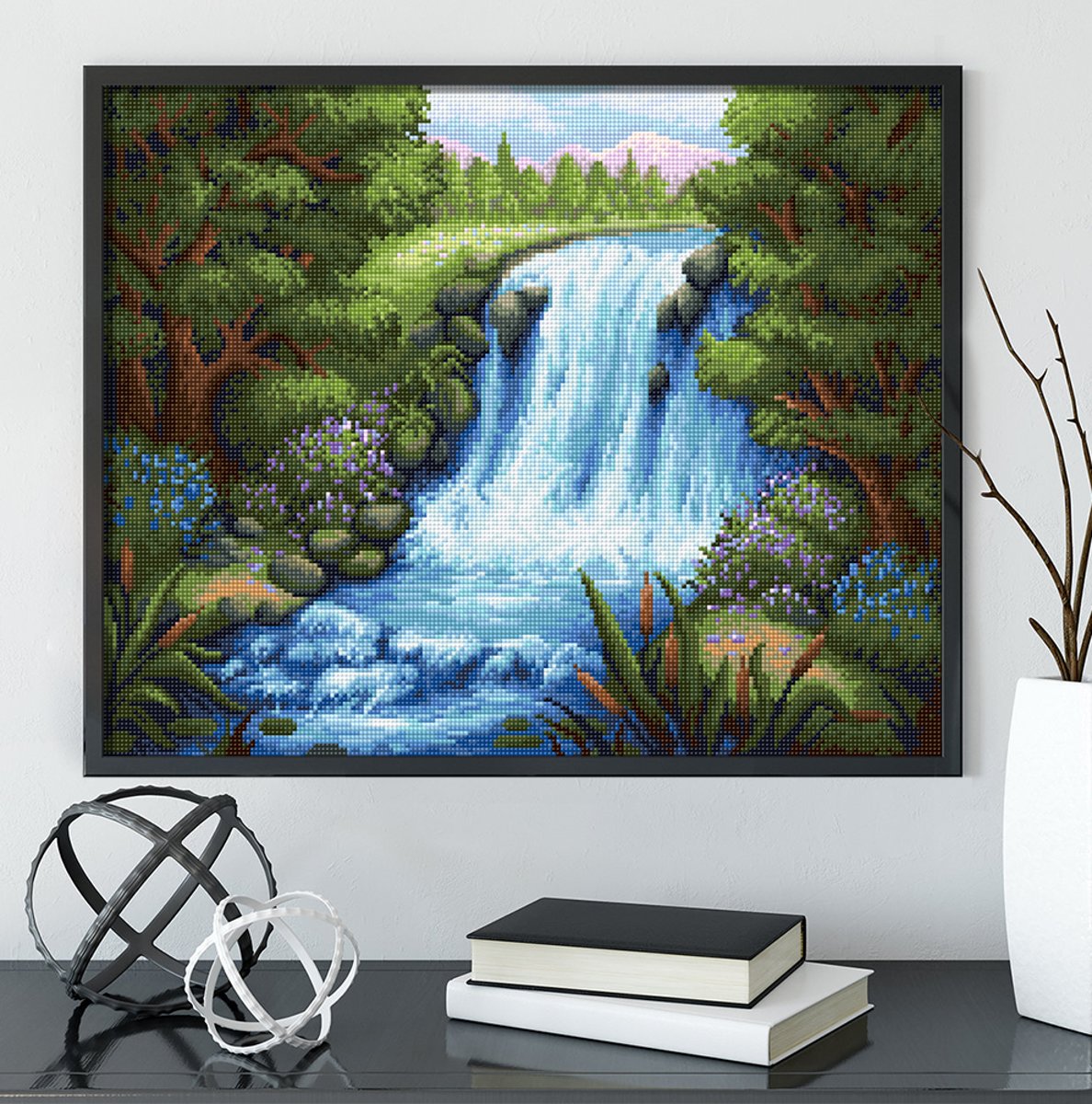 Stille Waterval 50x 40 cm