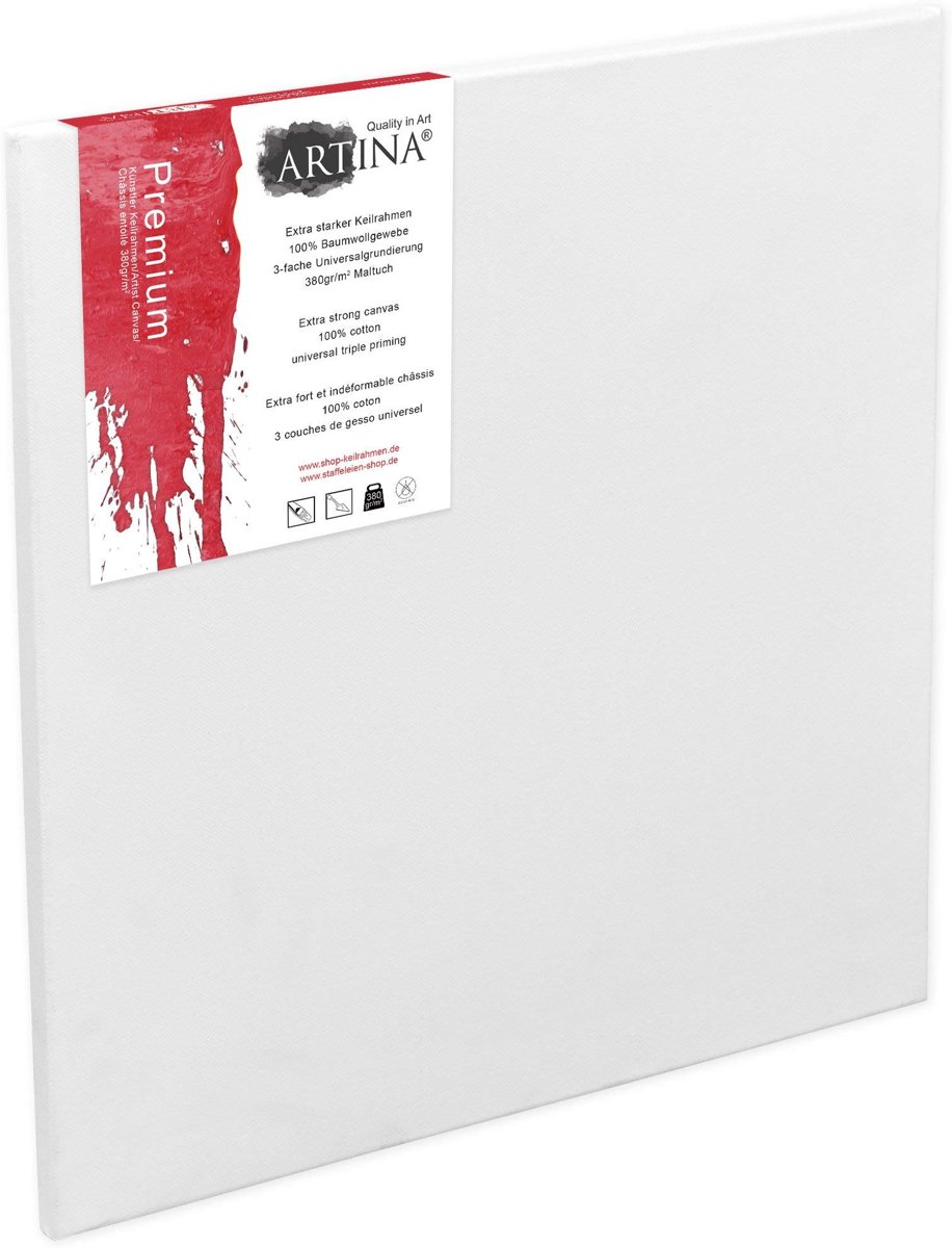   premium schilderdoek canvas hoogwaardig katoen (380 g/m²) 40x30cm