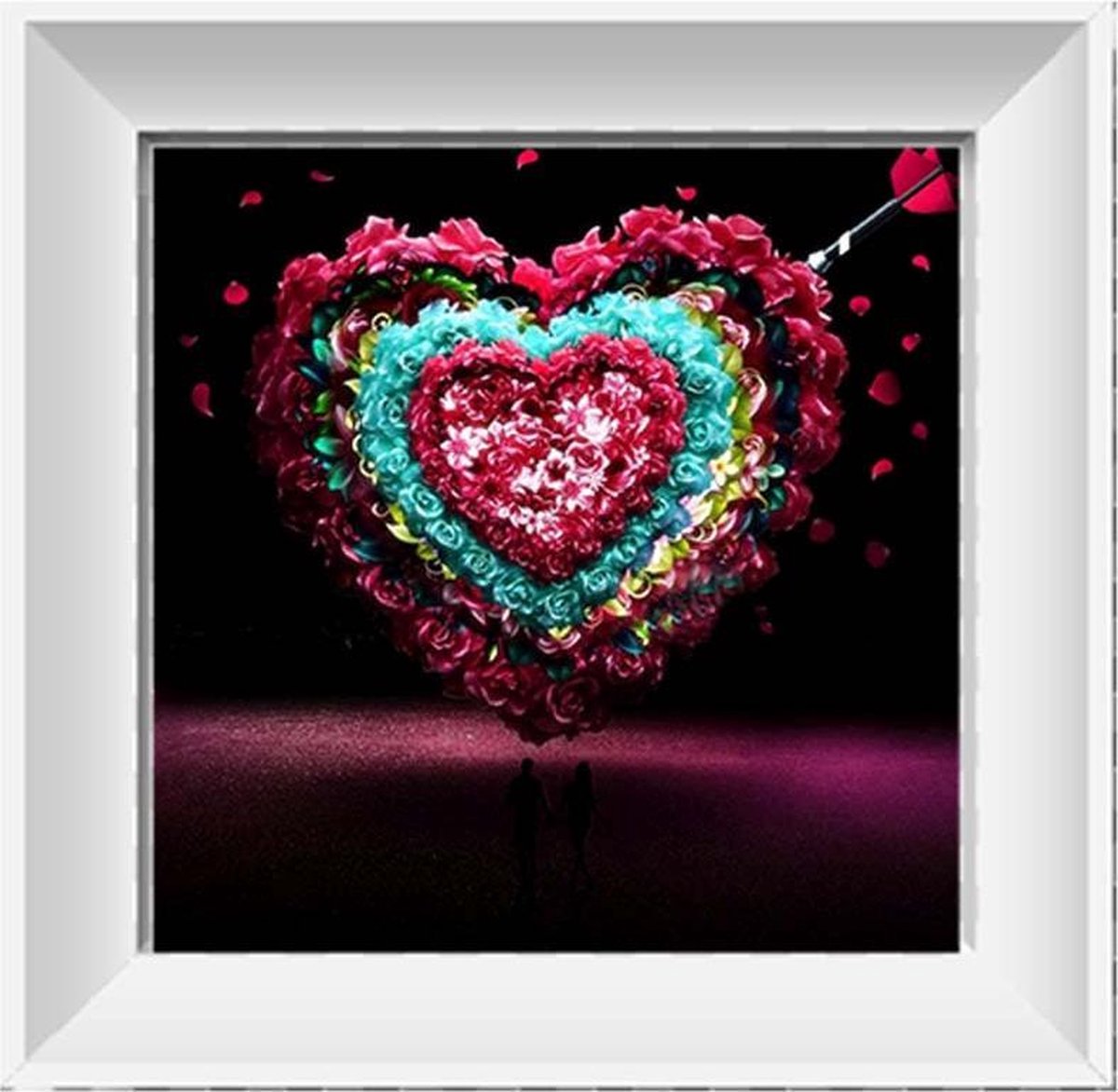 Artstudioclub™  Diamond painting volwassenen 30x30 cm Liefde