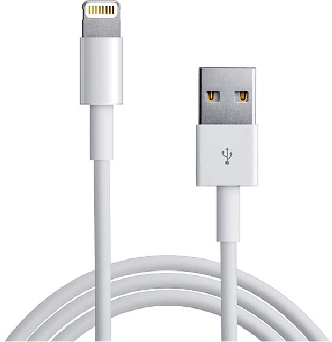 Lightning USB Kable 1 Meter Geschikt voor alle Apple apparaten met een Lightning-aansluiting 5,5s-6,6s,6plus 7,7plus 8,8plus ,X