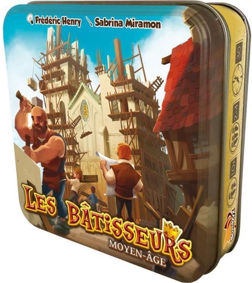 ASMODEE - Les Bâtisseurs - Moyen-Âge - Jeu de société