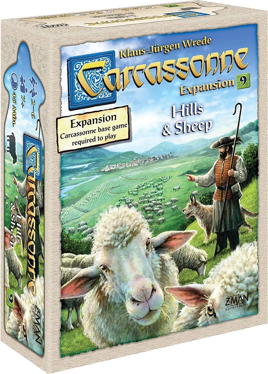 Asmodee Carcassonne: Hills & Sheep - EN