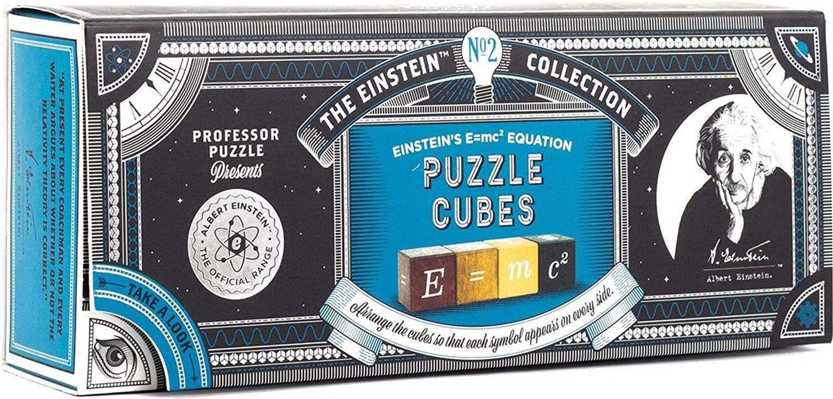 Asmodee Einstein E=Mc2 Puzzle Cubes - EN