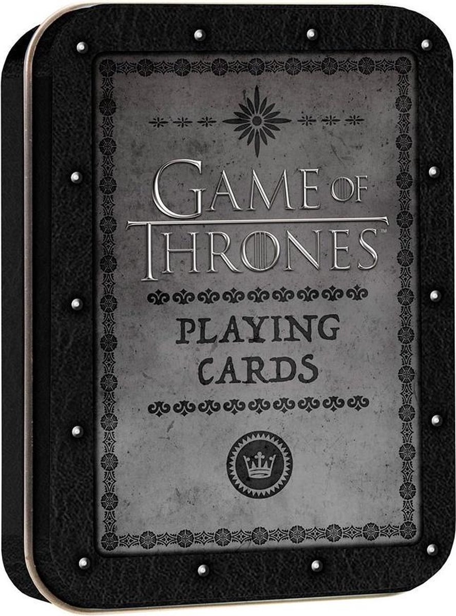 Asmodee Game of Thrones Playing Cards Single Deck (Tin) - EN