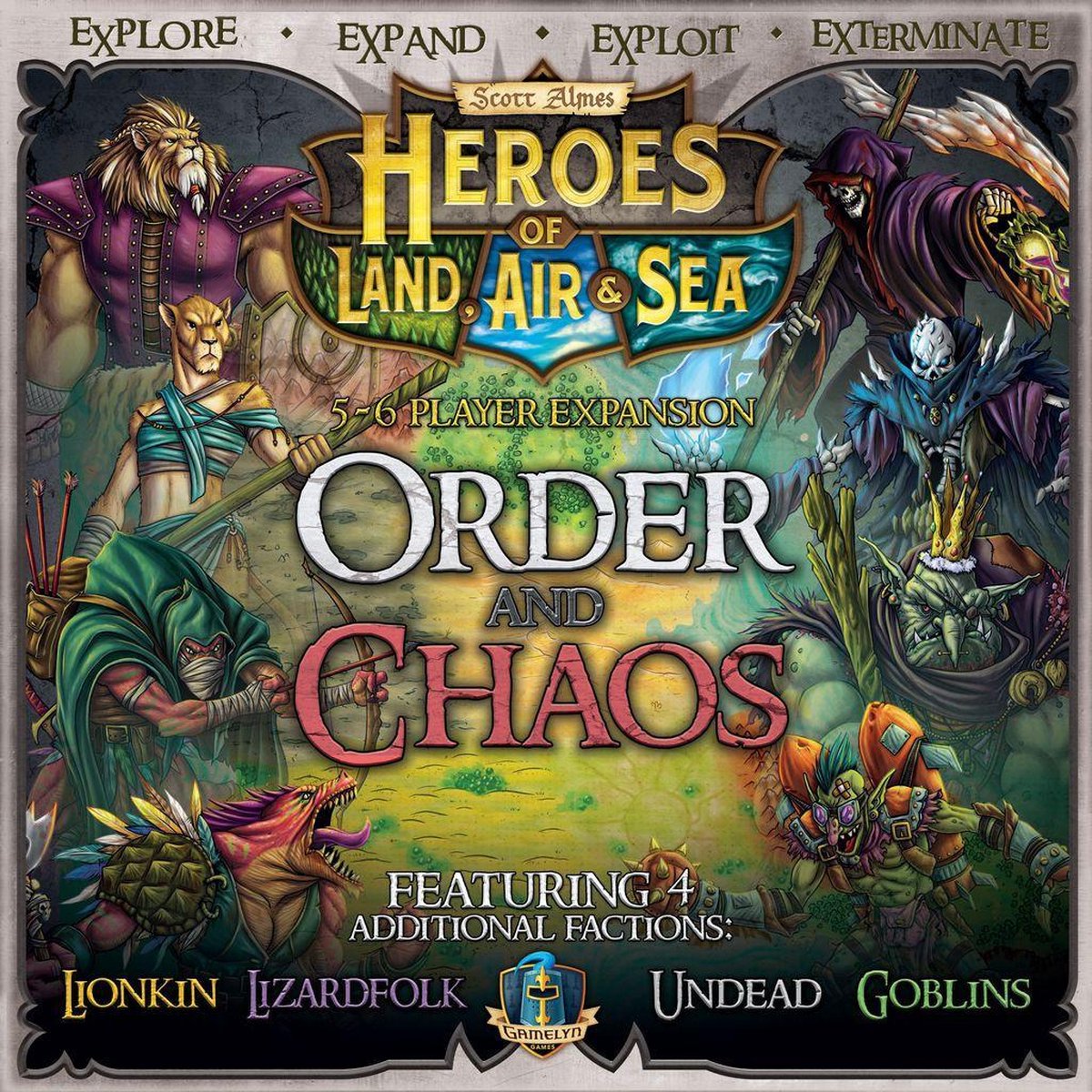 Asmodee Heroes of Land Air & Sea Order and Chaos Exp - EN