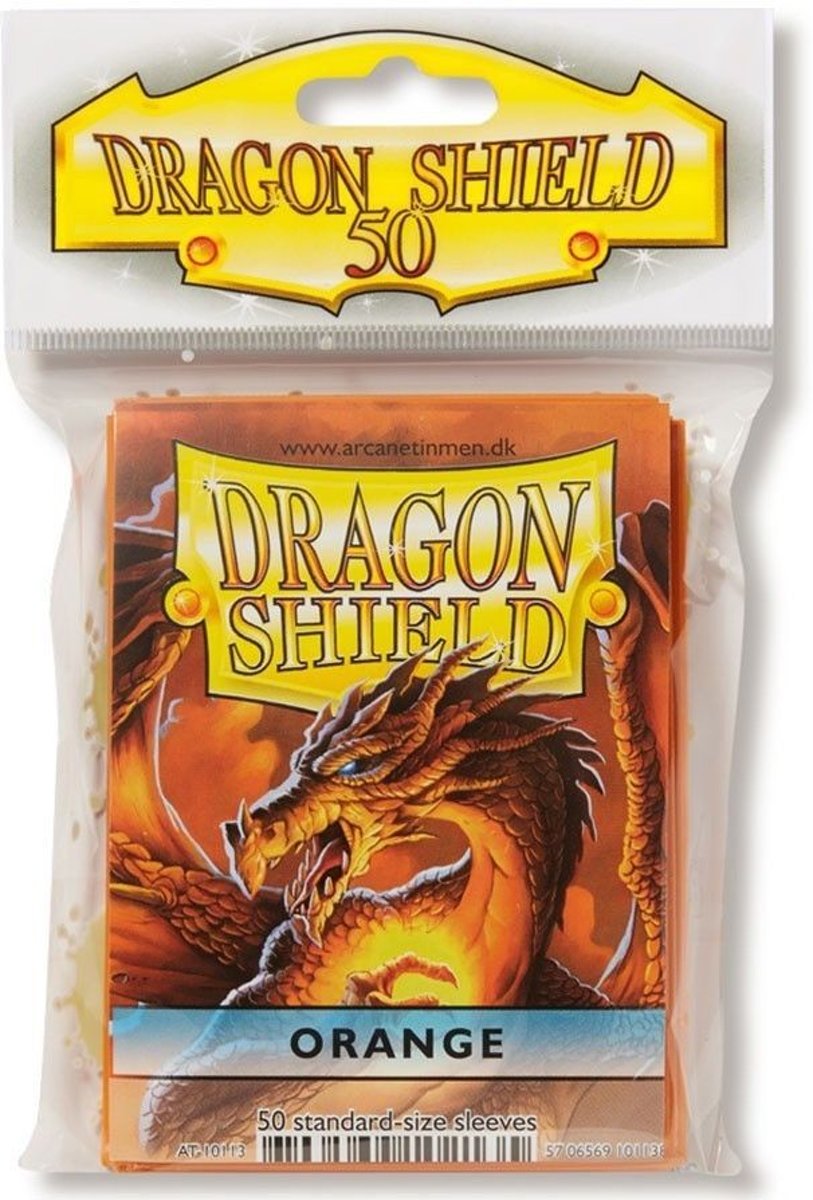 Asmodee SLEEVES Dragon Shield Fifty - Orange (50ct) - EN