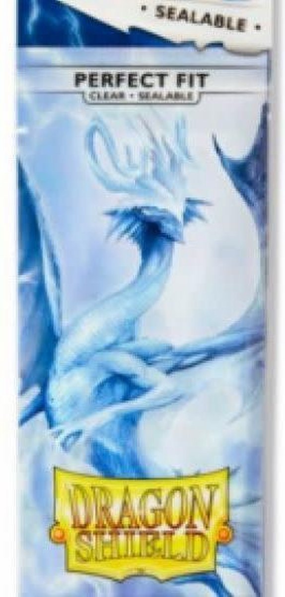 Asmodee SLEEVES Dragon Shield Perfect Fit Clear Sealable -