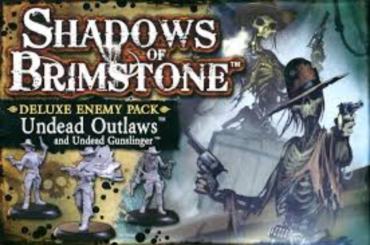 Asmodee Shadows of Brimstone Undead Outlaws Deluxe Enemey - EN