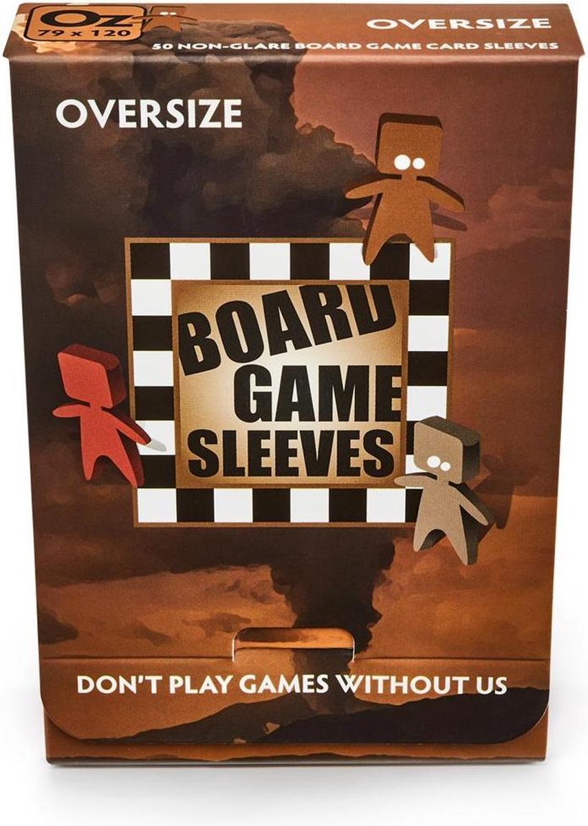 Board Game Sleeves (Non-Glare): Oversize (79x120mm) - 50 stuks