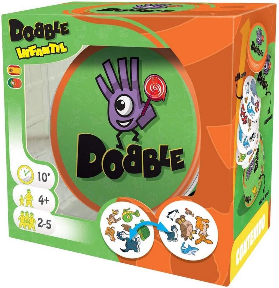 Bordspel Dobble Kids Asmodee (ES-PT)