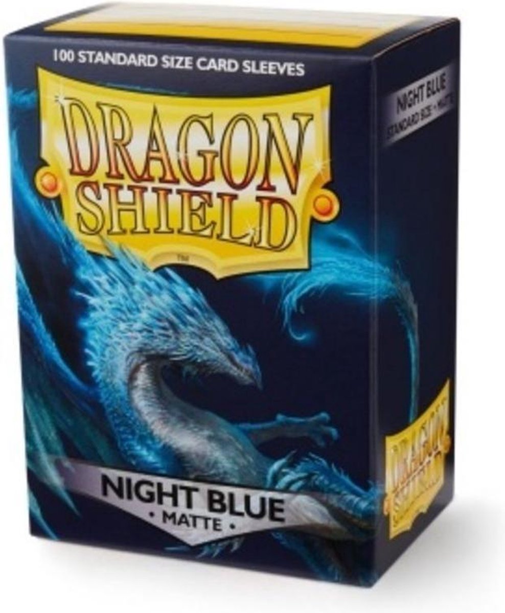 Dragonshield 100 Box Sleeves Matte Night Blue