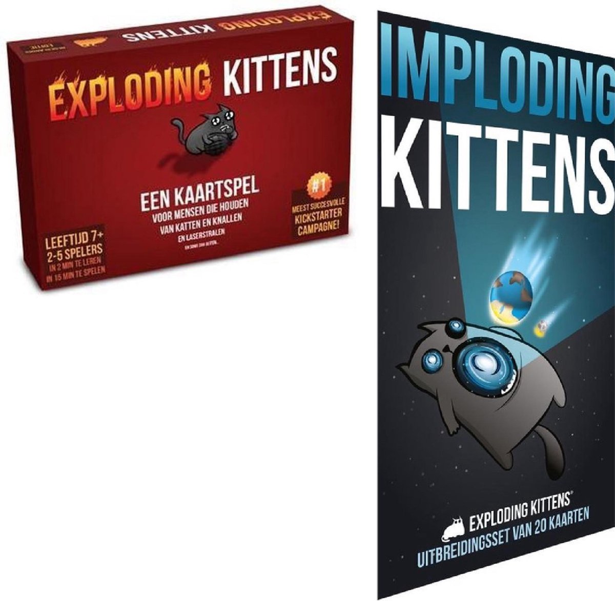 Duo pack - Exploding Kittens + Uitbreiding Imploding Kittens