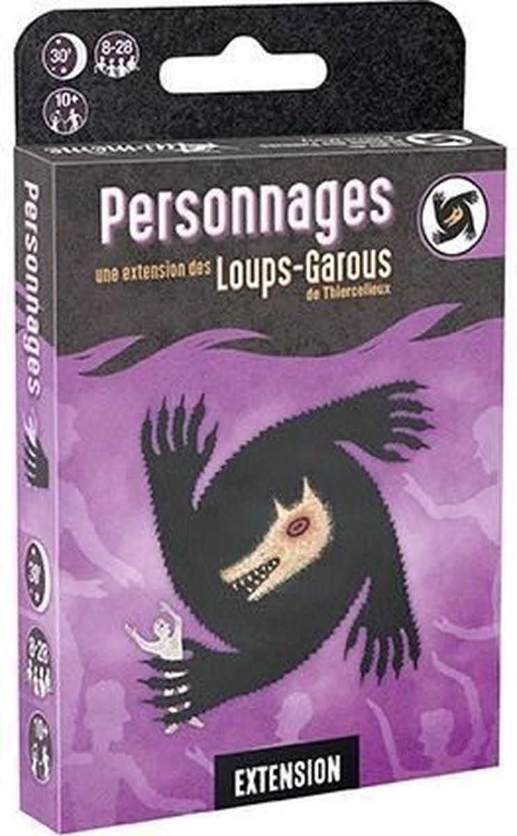 Les Loups-Garous de Thiercelieux - Uitbreiding: Personages (editie 2021) - Asmodee - Verborgen rollenspel - Groepsspel