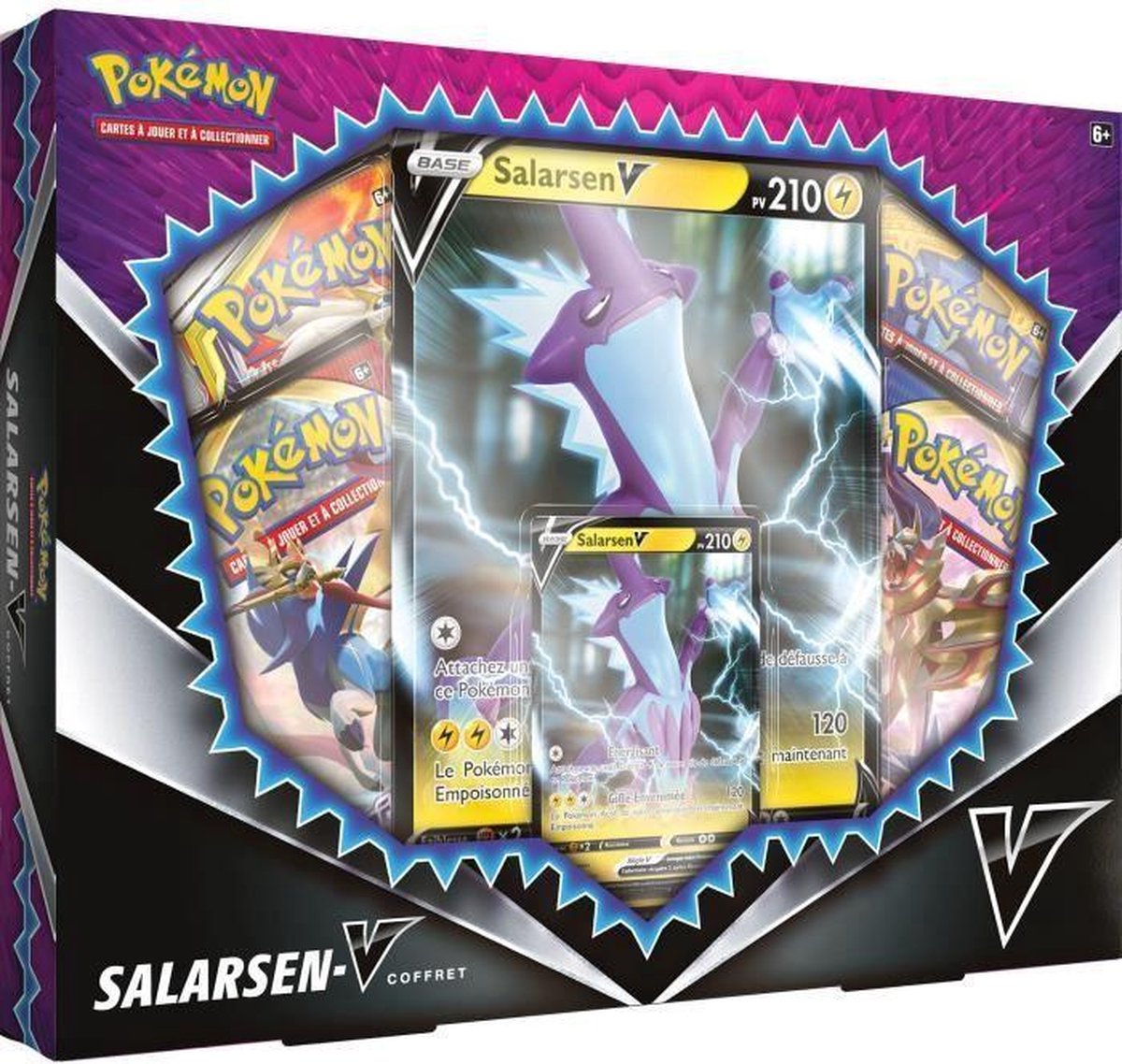 POKEMON Box SALARSEN V - 4 boosters (40 boosters) + 2 promotiekaarten - PoeBFEV20