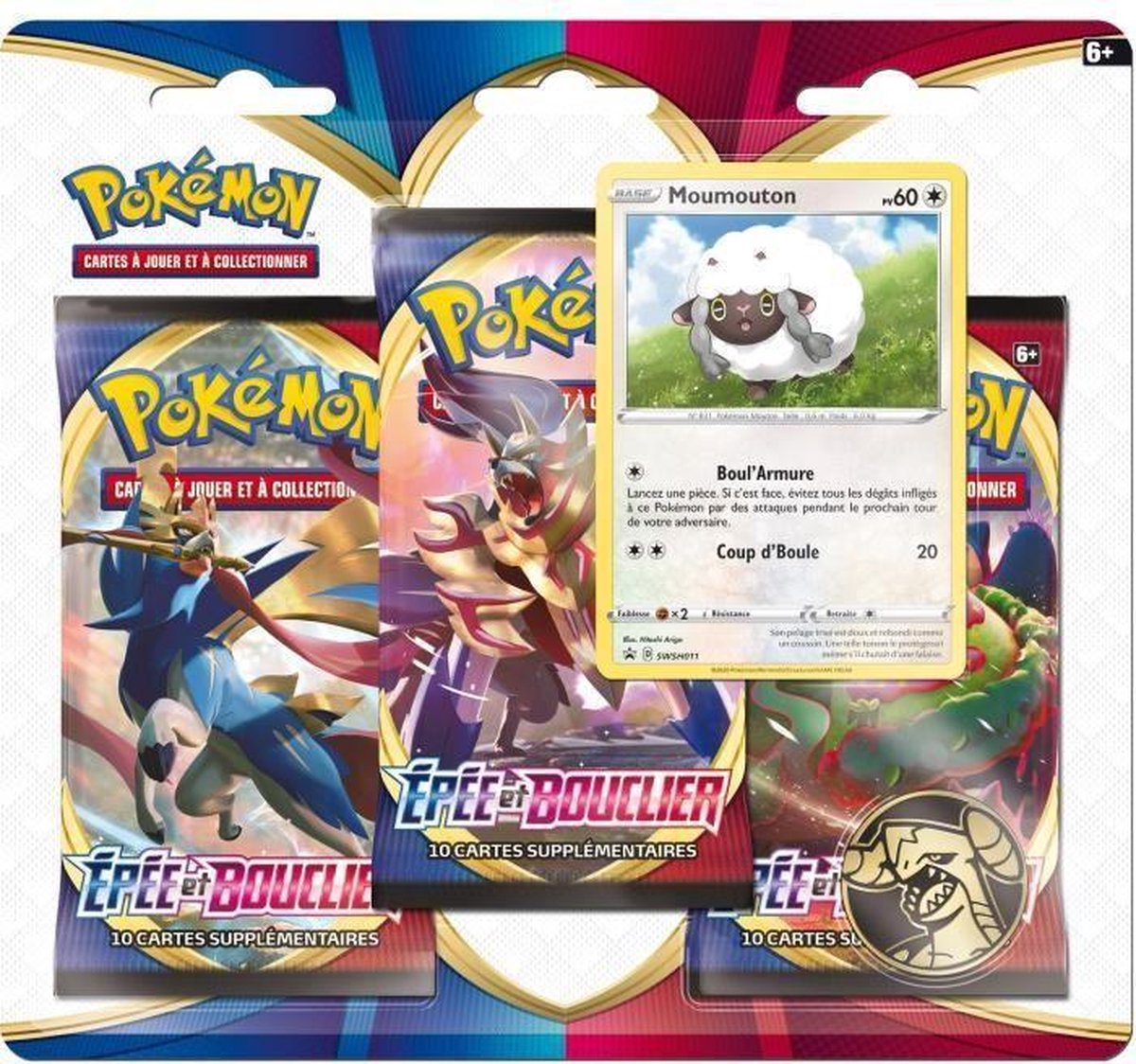 POKEMON Sword & Shield Pok�mon Day - Pack 3 MOUMOUTON boosters - 30 kaarten - 3PACK01POKDAY