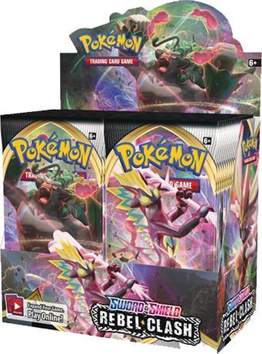 Pokémon Sword & Shield Rebel Clash Booster Box (36 Boosters)