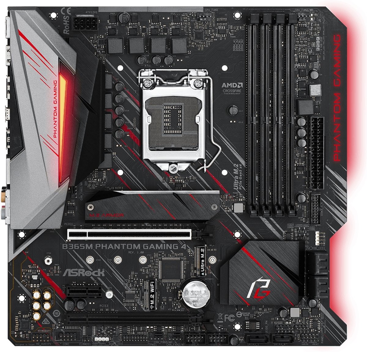 ASRock B365M Phantom Gaming 4 Moederbord