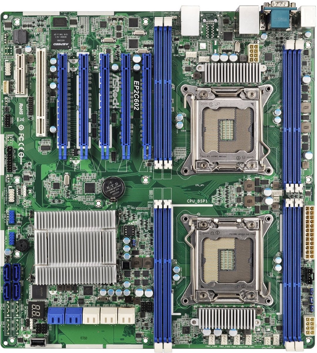 Asrock EP2C602 Intel C602 LGA 2011 (Socket R) server-/werkstationmoederbord