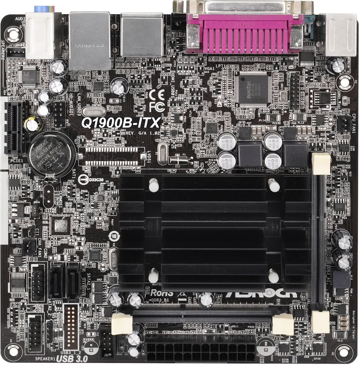 Asrock Q1900B-ITX Mini ITX moederbord