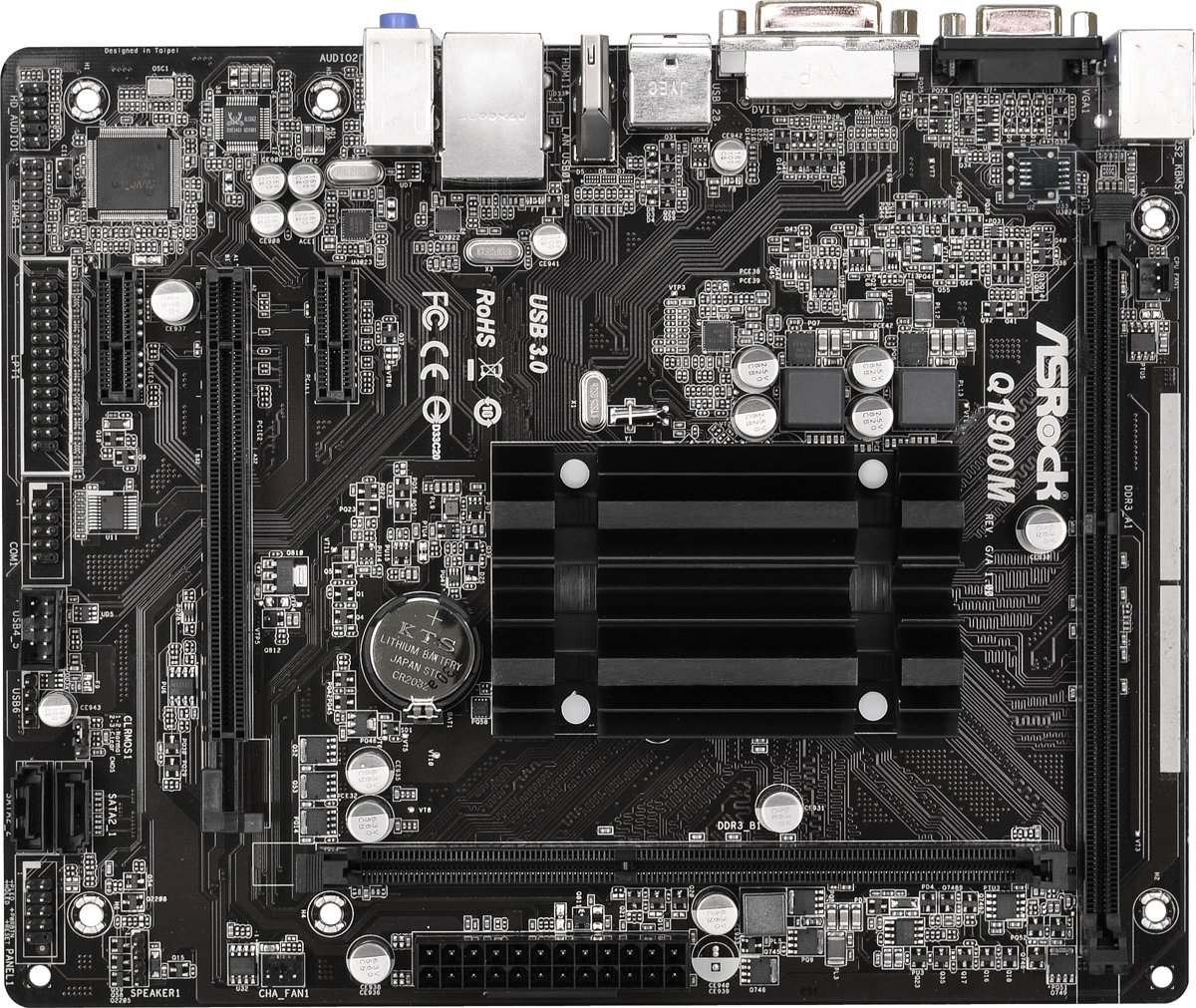 Asrock Q1900M Micro ATX moederbord