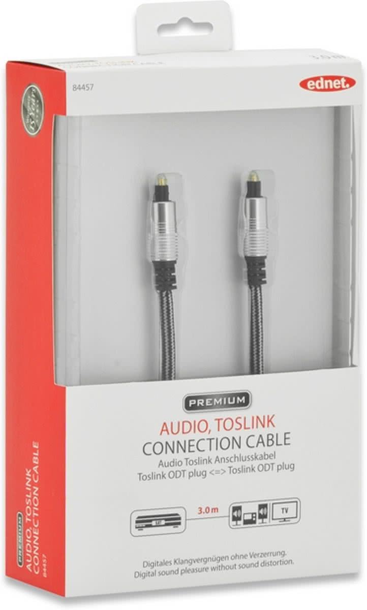 Aud cnn cbl Toslink M/M 3.0m LWL UL