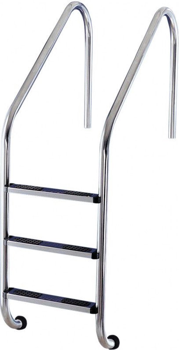   RVS-304 standaard zwembadtrap - 3 treden