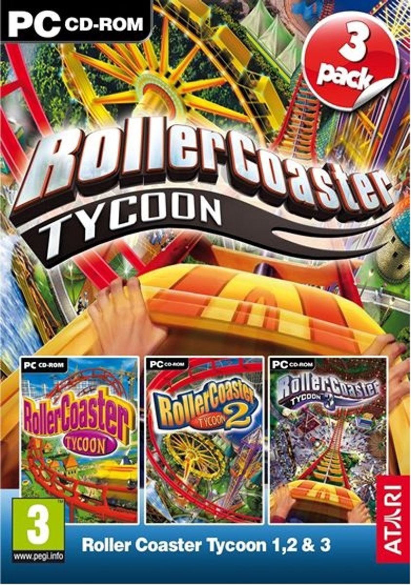 Rollercoaster Tycoon 1+2+3 - Windows