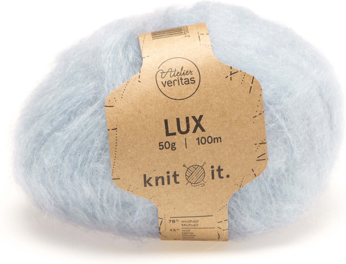 Breiwol Lux kleur Lichtblauw/Bleu clair/Hell Blau/Light blue