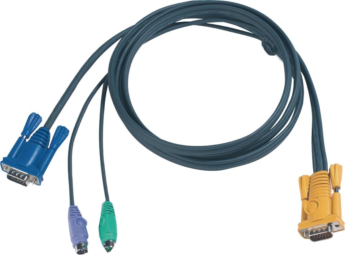 Aten - Aten 2L-5203P Kvm Special Combination Cable, Vga/ps/2 - 30 Dagen Niet Goed Geld Terug