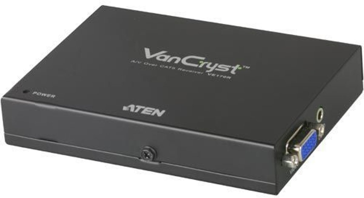 Aten VE170R audio/video extender AV-receiver Zwart