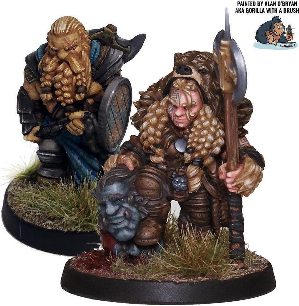   miniatures Dwarf Specials troll hunter ,Gladiator