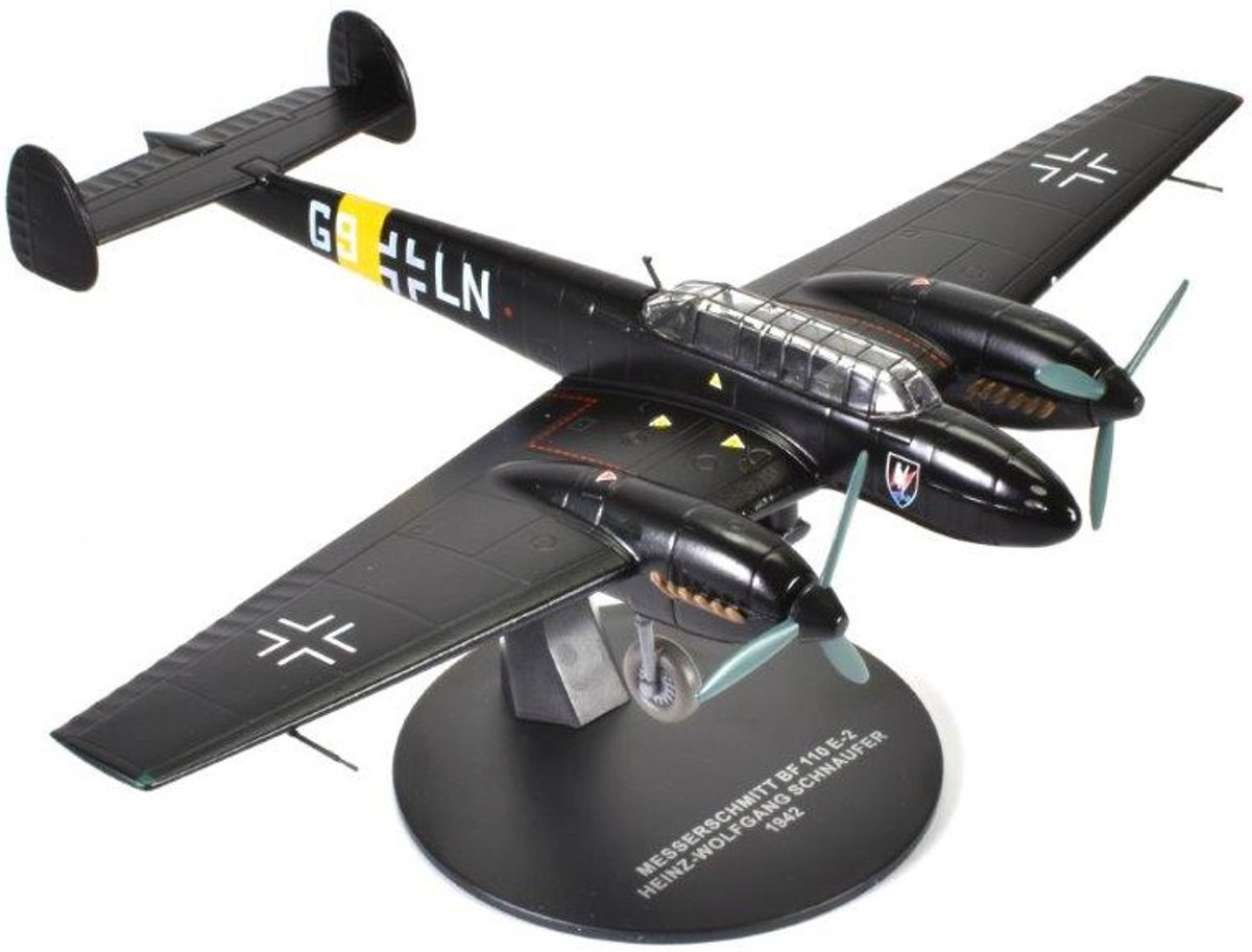 Messerschmitt Bf 110 E-2 HEINZ-WOLFGANG SCHNAUFER 1942 1:72