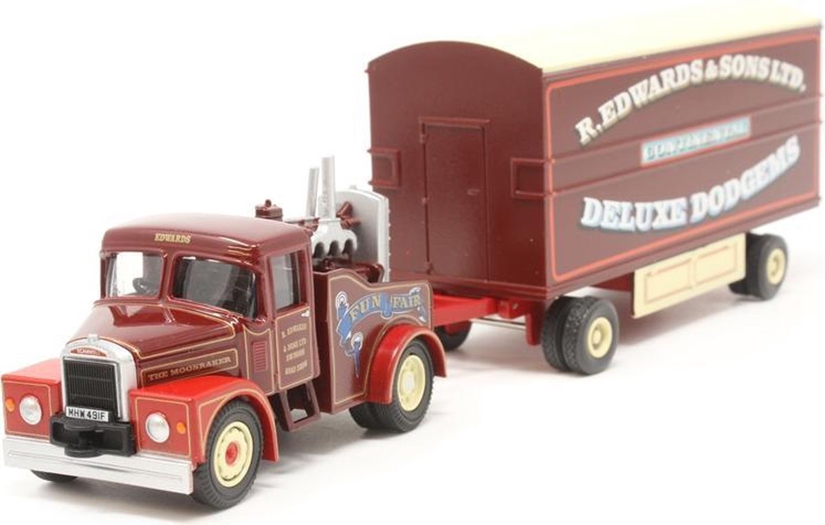 Scammell HIGHWAYMAN GENERATOR TRUCK & TRAILER, EDWARDS DELUXE DODGEMS 1:76