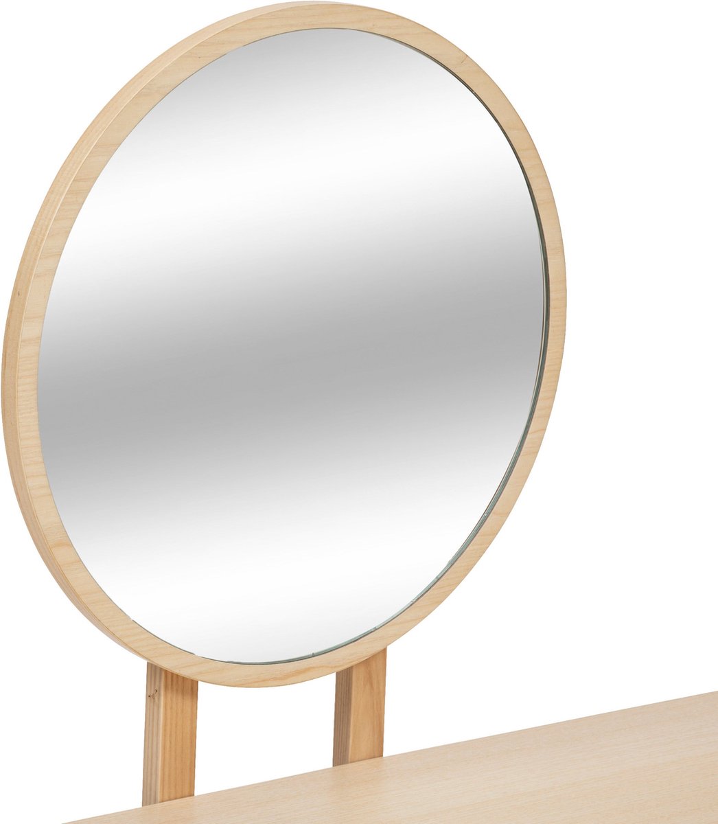   Kids Arden Kaptafel met spiegel - Natuurlijk hout