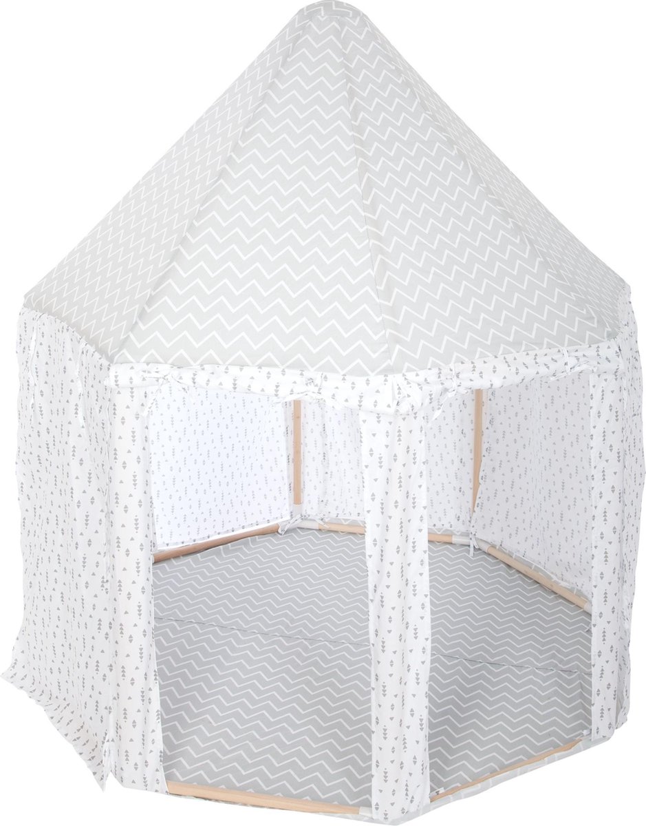 Atmosphera Yurt tent grijs - Speeltent - H160 cm - Grijs - Kindertent