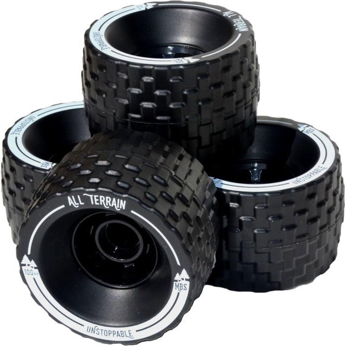 MBS all terrain wheels 100mm black