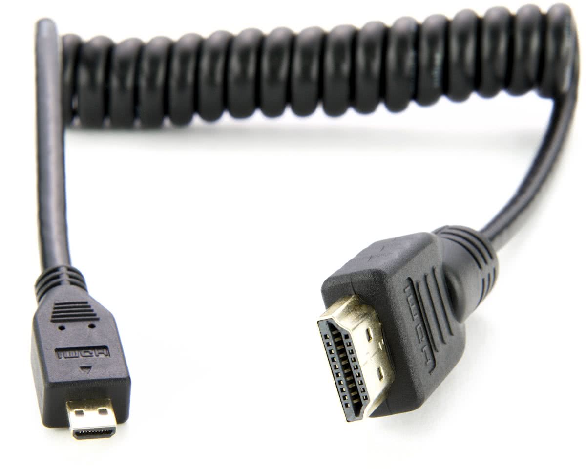 Atomos Coiled Micro HDMI to Full HDMI (30-45cm)