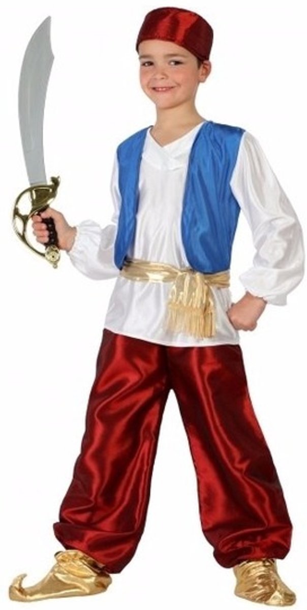 Arabische strijder Badir kostuum / outfit voor jongens 116 (5-6 jaar)